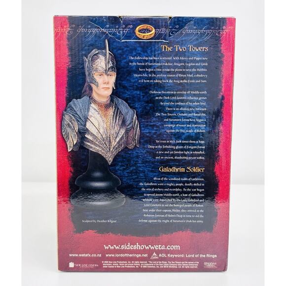 Sideshow Weta Galadhrim Soldier 1:4 Bust Lord of the Rings Two Towers #0564/2000 - Picture 6 of 9